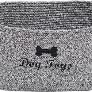 Soft Rope Dog Toy Basket-Used